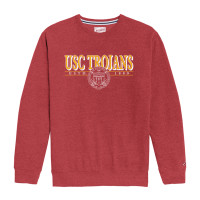 USC Trojans Men's League Cardinal Heritage Classic Crew Neck Sweatshirt